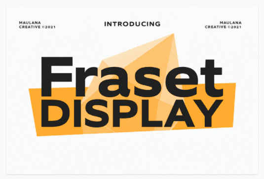 [Elements.Envato] Fraset Sans Serif Display Font (2021)