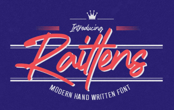 [Fontbundles] Raittens Font (2021)