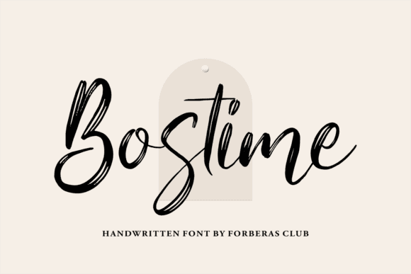 [Creativefabrica] Bostime Font (2021)