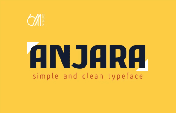 [Fontbundles] Anjara Font (2021)