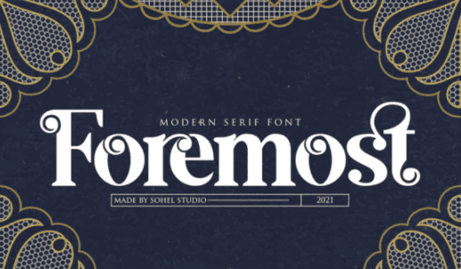[Creativefabrica] Foremost Font (2021)