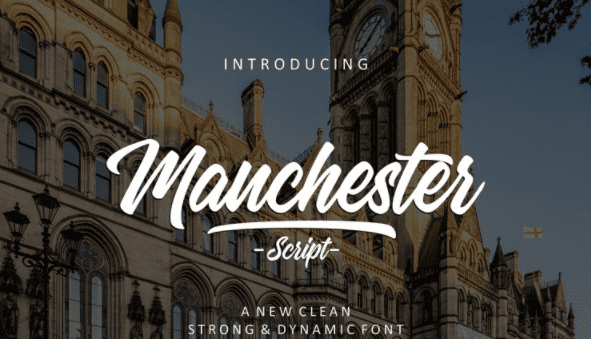 [Fontbundles] Manchester Font (2021)
