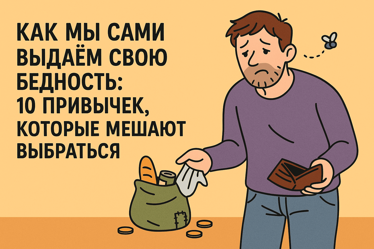 Как мы сами выдаём свою бедность: 10 привычек, которые мешают выбраться