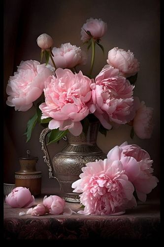 [Виталий Антипин] Фламандский метод. Пионы (2025)