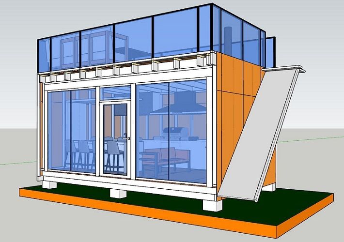 Проект утепленной беседки/дома 6х4 [Loft Diy]