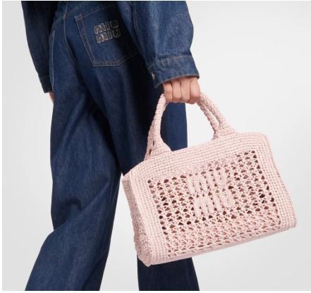 [Вязание] Сумка MIU MIU из рафии. Подробный видео мастер-класс [natalymasters]