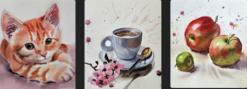 Учимся рисовать акварелью с нуля до PRO [Тариф Самостоятельно] [АртМАК] [Ярослав Ступин]