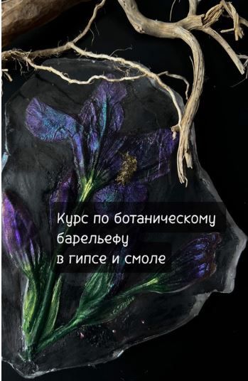 Курс по ботаническому барельефу в гипсе и смоле [Taru_artdeco] [Татьяна Измайлова]
