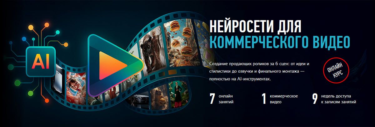 [Никита Чесноков] [profileschool] Нейросети для коммерческого видео (2025)