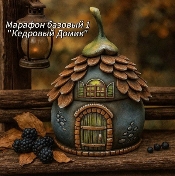 [Лепка] Марафон базовый 1 Кедровый домик [Лёля Раевская]