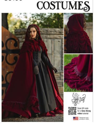 [Шитье] Выкройка для романтического плаща с оборками [Райн Эмери]