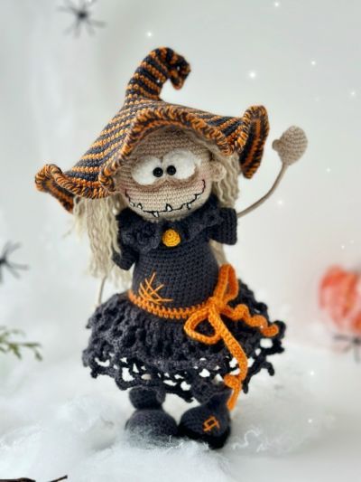 [Вязаные игрушки] Маленькая ведьмочка [Светлана Малярик]
