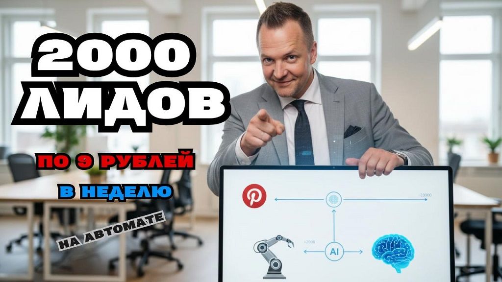 Pinterest на Автопилоте: Получайте Лиды по 9₽ Вместо 400 [AI Бизнес Стратег] [Дмитрий Попов]