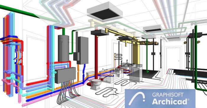 Инженерные коммуникации в ArchiCAD: всё, что нужно знать дизайнеру [Международная Школа Дизайна] [Светлана Баулина]