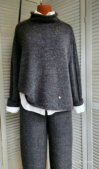 [Машинное вязание] Свитер Норвегия двусторонний [Татьяна Макаренко]