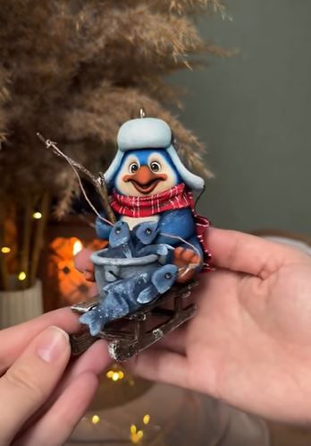 [Ватная игрушка] Пингвин [vinni_cotton_toys]