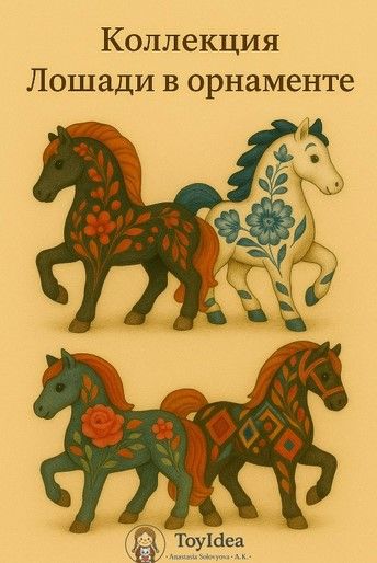 [toyidea] Лошади в орнаменте. Доступ к артбуку (2025)