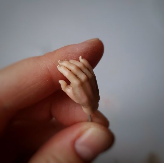 [Лепка] Руки для ватной игрушки [Елена Арцыбасова]