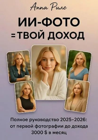 ИИ-фото – твой доход + Заработок на ИИ-фото [Анна Рилс]