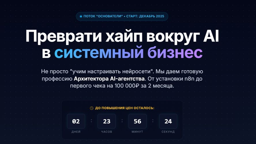 Преврати хайп вокруг AI в системный бизнес [Тариф Агентство] [Костя Романков]