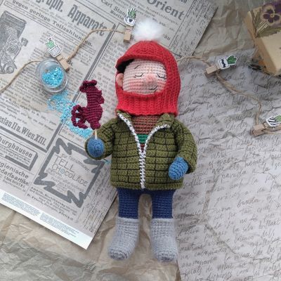 [Вязаные игрушки] Сувенирная кукла Балбес (Операция Ы) [Екатерина Авдеева]