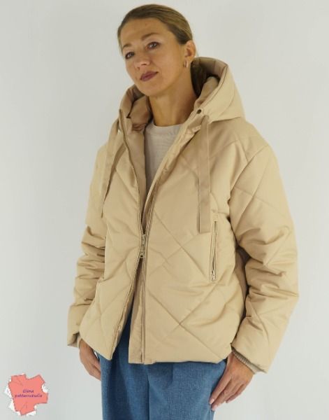 [Выкройки] Куртка с капюшоном Искья. Размер 40-54. Рост 164 [elenapatternstudio]