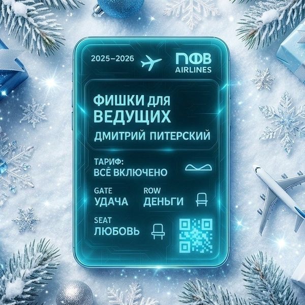 Новогодний сборник конкурсов для ведущего на корпоратив "Всё Включено 2025-2026 " [Дмитрий Питерский]