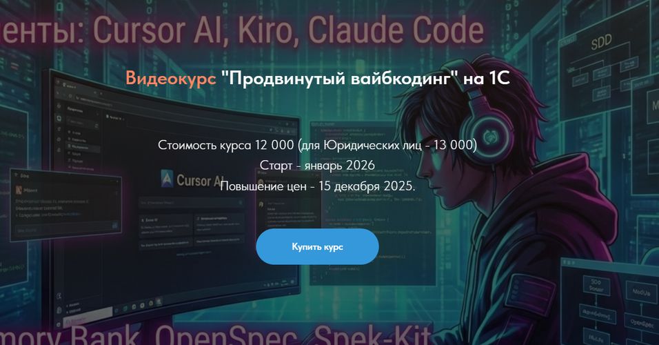 Продвинутый вайбкодинг на 1С