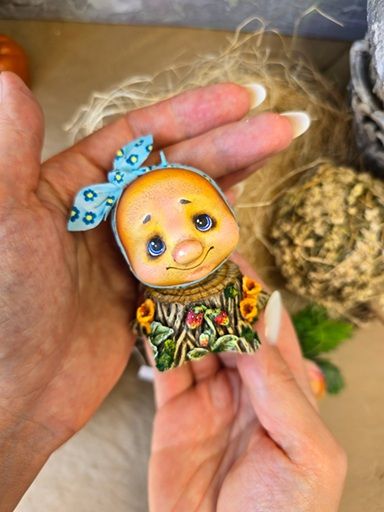 [Елочные игрушки] Колобок [Юлия Донскова]