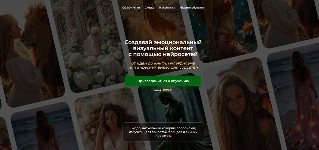 [Анастасия Мизгир] Создавай эмоциональный визуальный контент с помощью нейросетей (2026)