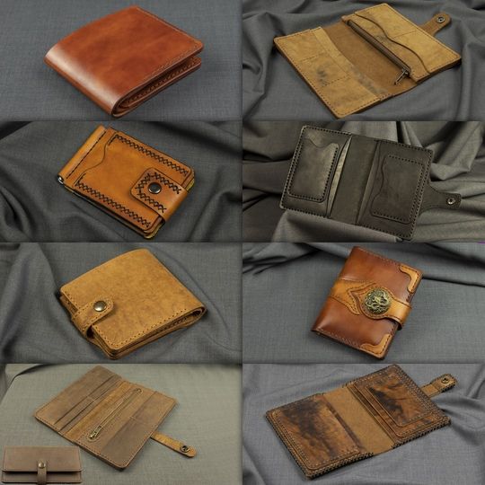 [Выкройки] Портмоне и кошельки. 8 штук [Hermes tools]