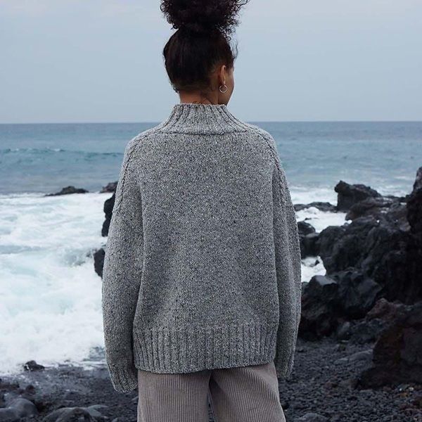 [Вязание] Свитер с косой на японских плечах Sweater Jenna [Вяжи.ру] [Langyarns Switzerland]