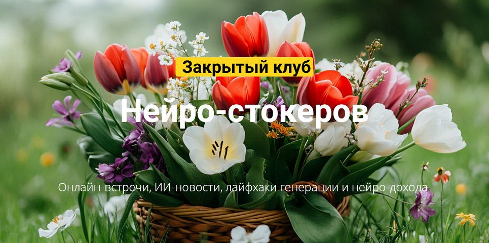 Закрытый клуб нейро-фотостокеров (июнь 2025) [Вадим Закиров]