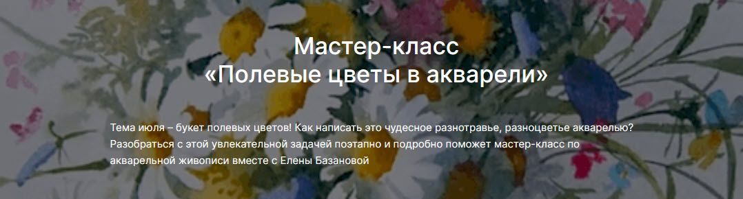 Полевые цветы в акварели [lectoroom] [Елена Базанова]