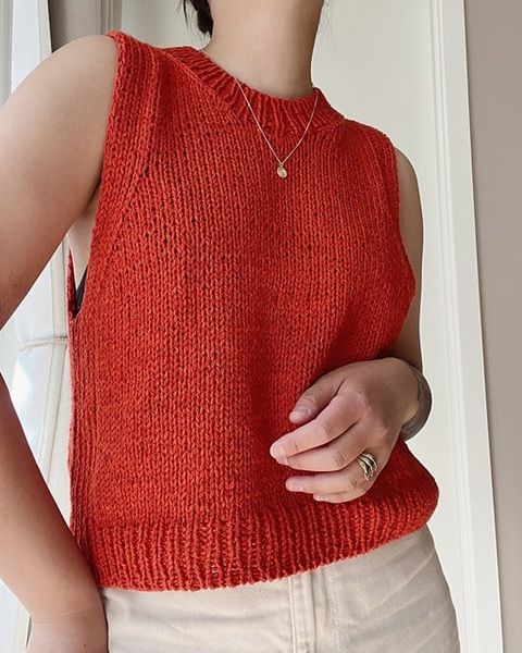[Вязание] Бесшовный топ сверху Montpellier [Вяжи.ру] [November Knits]