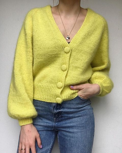[Вязание] Модный вязаный Balloon Cardigan [Вяжи.ру] [PetiteKnit]