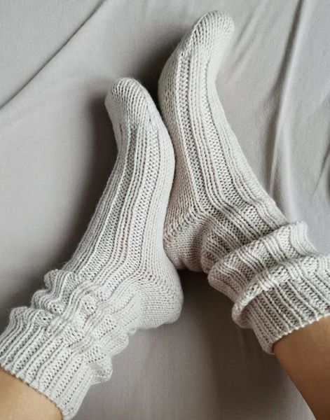 [Вязание] Вязаные спицами носки Basic Socken [Вяжи.ру] [Susanne Müller]