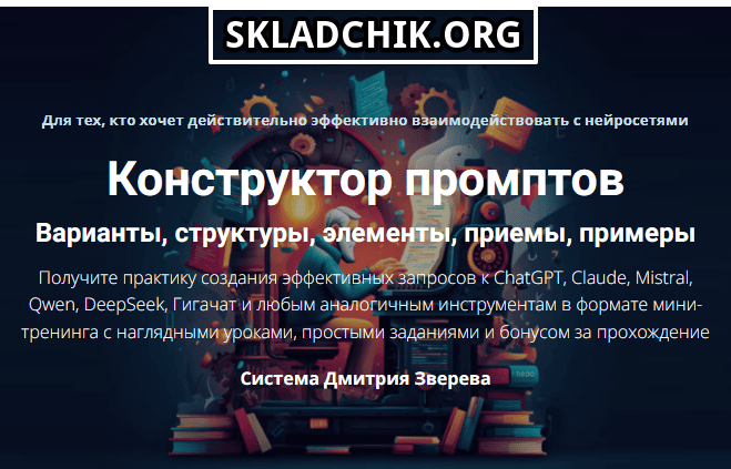 Конструктор промптов [Тариф Конструктор промптов] [Дмитрий Зверев]