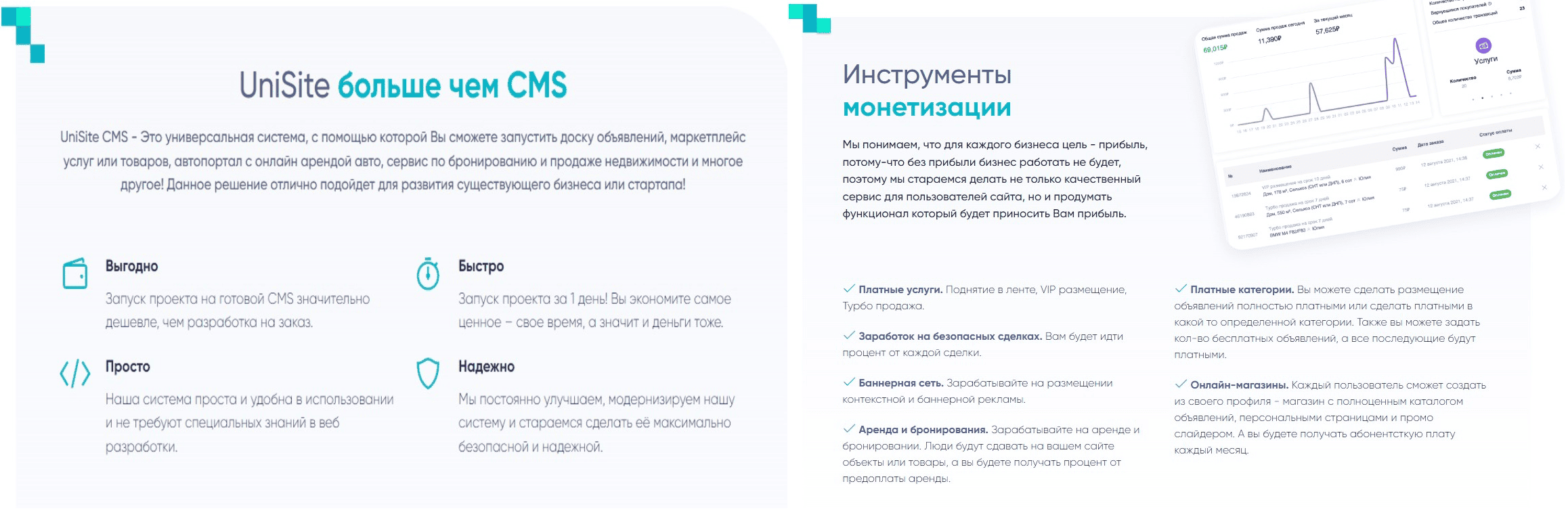 UniSite CMS v. 5.2 [Повтор]