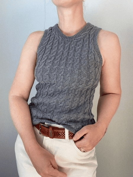 [Вязание] Вязаный Camisole [domosed-ka]