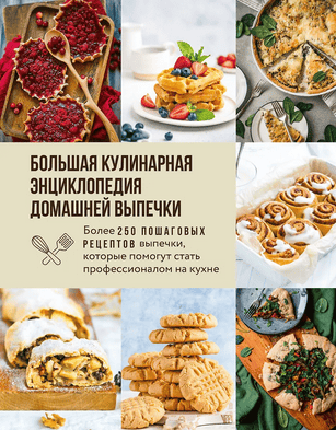 Большая кулинарная энциклопедия домашней выпечки. Более 250 пошаговых рецептов выпечки, которые помогут стать профессионалом на кухне [ХлебСоль]