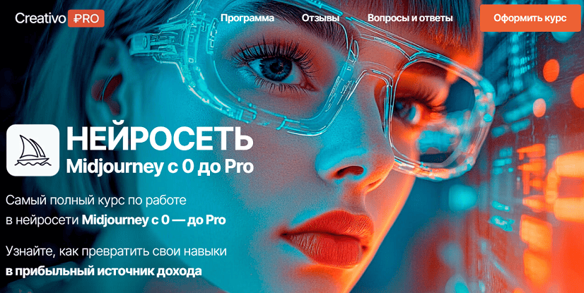 Нейросеть Midjourney с 0 до Pro [CreativoPro] [Оксана Решетнёва]