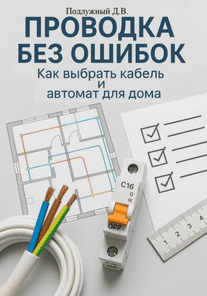 Проводка без ошибок. Как выбрать кабель и автомат для дома [Дмитрий Подлужный]