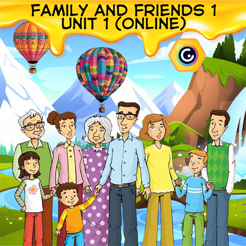 Family and friends 1 Unit 1 Online version [Bee's knees English]