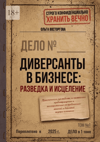 Диверсанты в бизнесе: разведка и исцеление. Практическое руководство по выявлению и предотвращению вредоносных явлений [Ольга Восторгова]