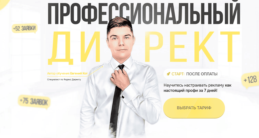 Профессиональный директ [тариф VIP] [Евгений Кот]