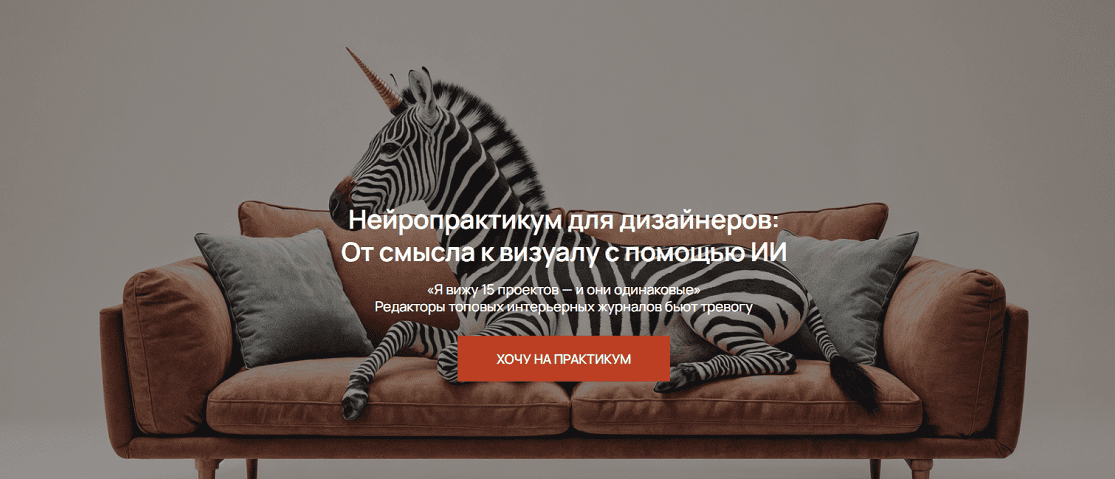 Нейропрактикум для дизайнеров: От смысла к визуалу с помощью ИИ [запись + разбор] [Ирина Макарова, Ольга Умка, Марина Белая]