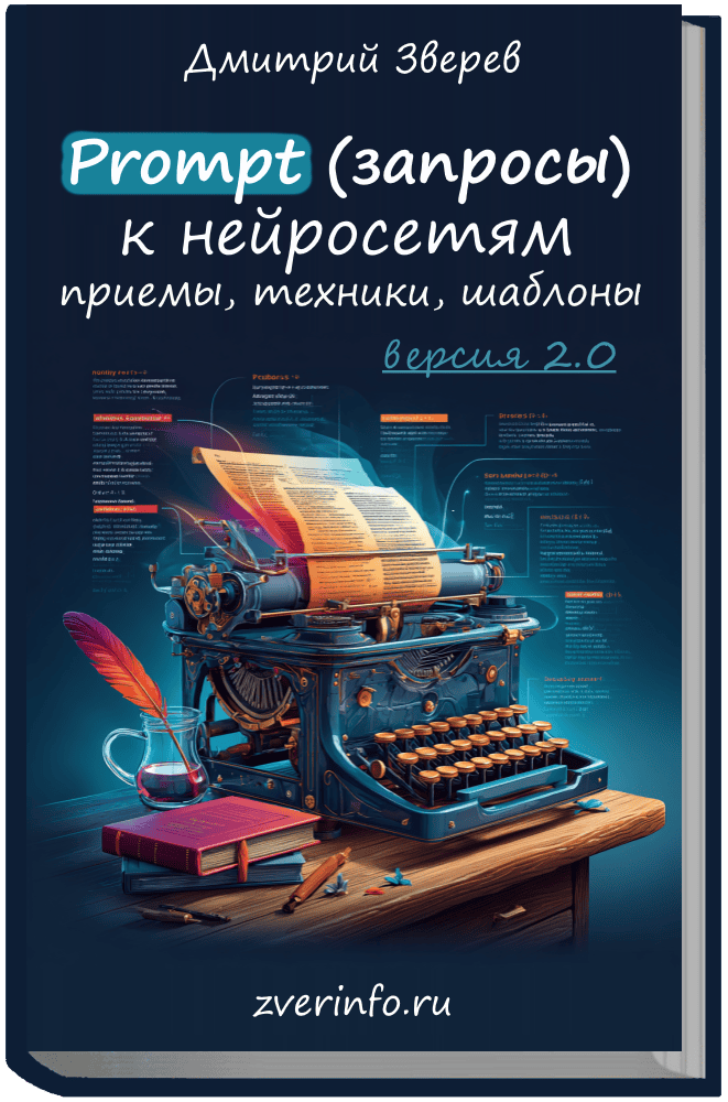 Prompt (запросы) к нейросетям 2.0 - примеры, формулы, готовые запросы, фишки [Дмитрий Зверев]