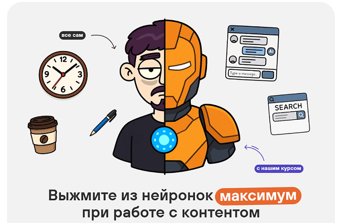 Нейросети для контента [Сделаем] [Владимир Проскуряков, Диана Тажетдинова, Михаил Шумовский]