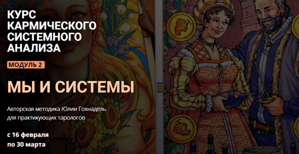 Курс кармического системного анализа. Модуль 2. Мы и системы. [Тариф - Сам без кураторов] [Юлия Гохнадель]